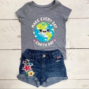 Baby Gap Jean Shorts Outfit